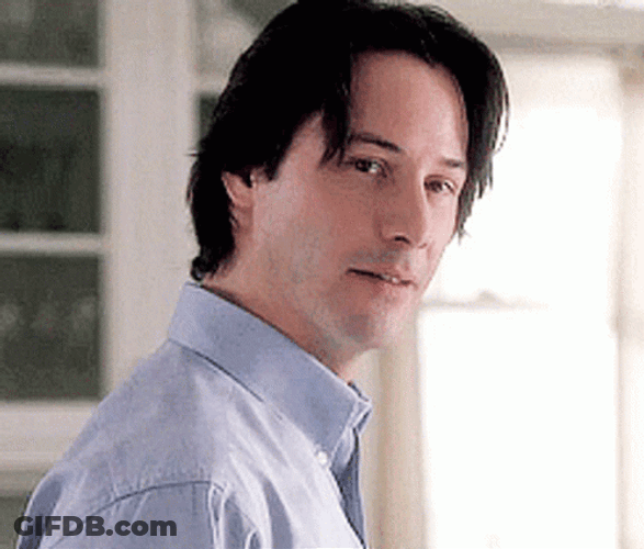 Young Keanu Reeves GIF