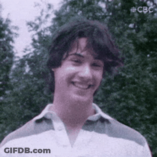 Young Keanu Reeves Wow GIF