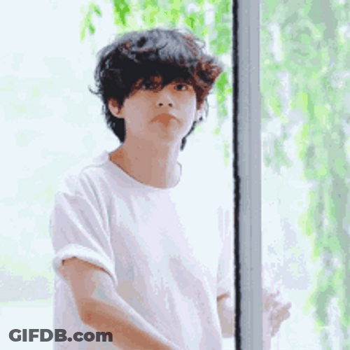Young Kim Taehyung Smile GIF