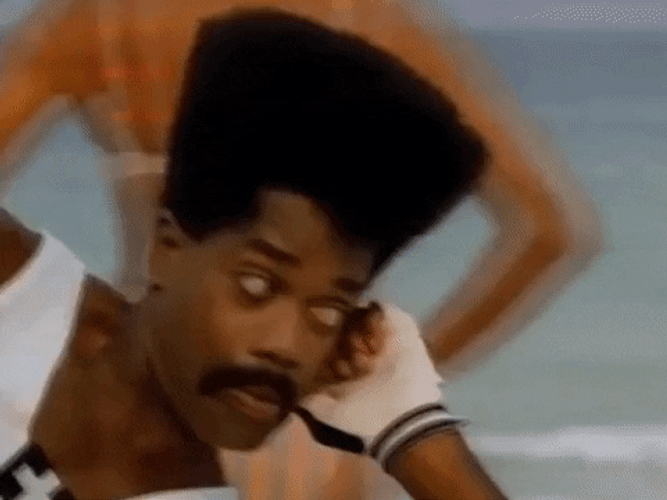 Young Larry Blackmon Eyebrows Raise GIF