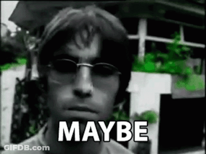 Young Liam Gallagher Maybe GIF