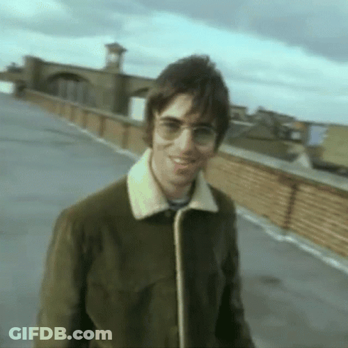 Young Liam Gallagher Smiling GIF
