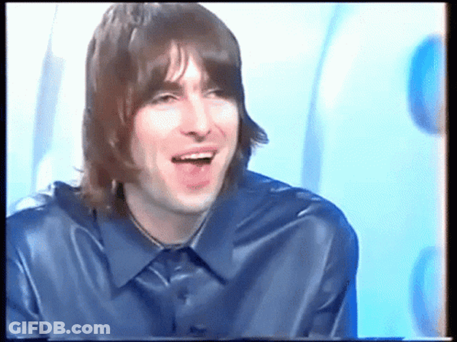 Young Liam Gallagher Speaking GIF