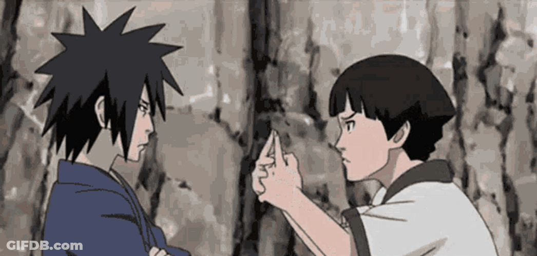 Young Madara And Hashirama GIF