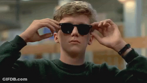Young Man Adjusting Sunglasses GIF