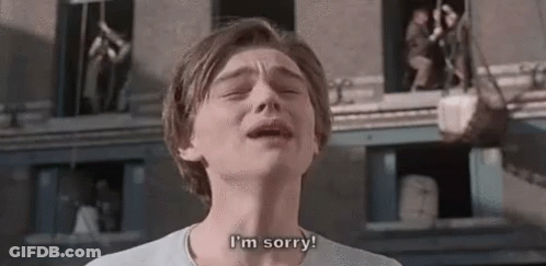 Young Man Crying Says I'm Sorry GIF