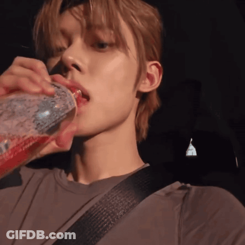 Young Man Drinking Coca Cola GIF