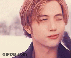 Young Man Eyes Closed Mouth Open Close-Up GIF