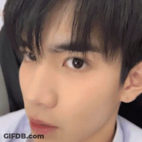 Young Man Eyes Closed Mouth Open GIF
