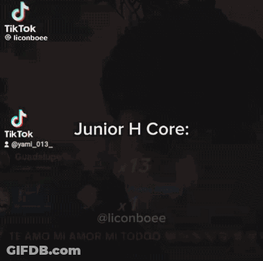 Young Man Face With Caption Junior H Core X 13 GIF