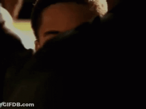Young Man Face With Shadow GIF