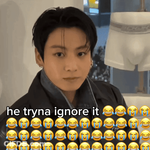 Young Man He Tryna Ignore It GIF