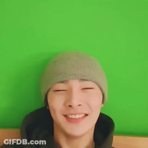 Young Man In Beanie And Black Hoodie Funny Face GIF