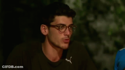 Young Man In Black Puma T-Shirt GIF