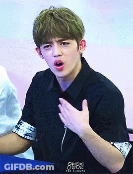 Young Man In Black Shirt Making A Face GIF
