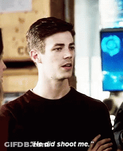 Young Man In Black Shirt Talking GIF
