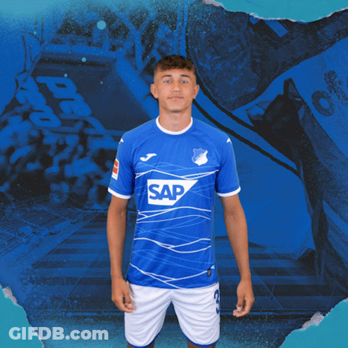 Young Man In Blue Shirt Sap GIF