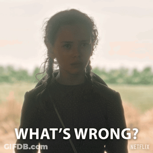 Young Man In Blue Shirt Saying What's Wrong Netflix GIF