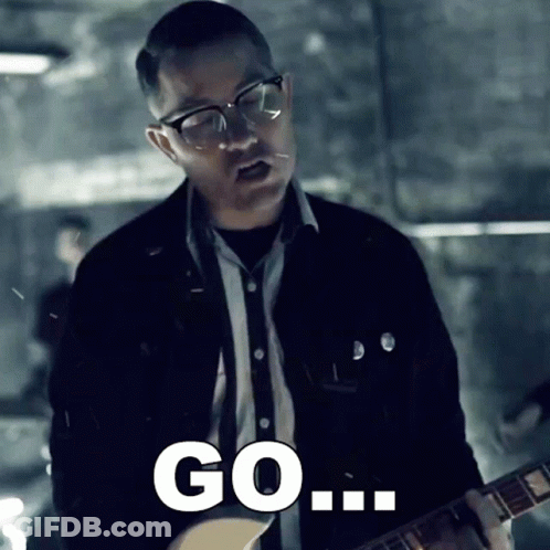 Young Man In Blue Shirt Saying X10 GIF