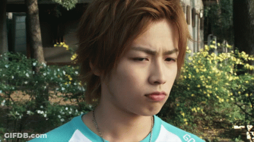 Young Man In Blue Shirt With 50 GIF