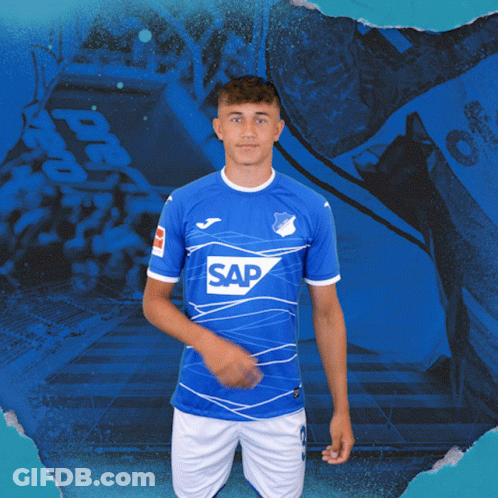 Young Man In Blue Shirt With Sap GIF