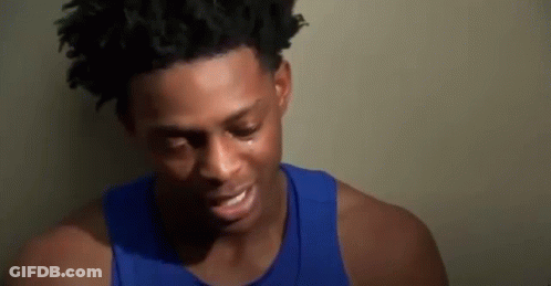 Young Man In Blue Tank Top Crying GIF