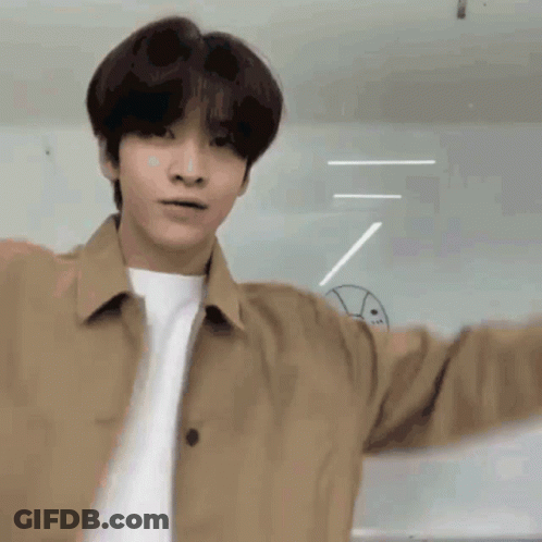 Young Man In Brown Jacket GIF