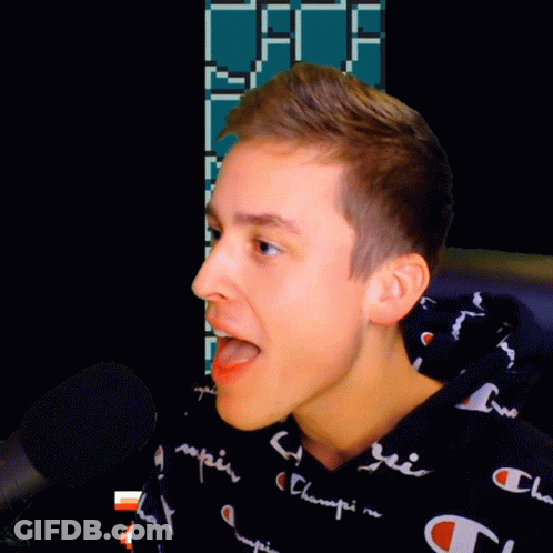 Young Man In Champion Hoodie Surprised GIF