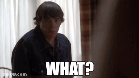 Young Man In Denim Jacket Saying What GIF