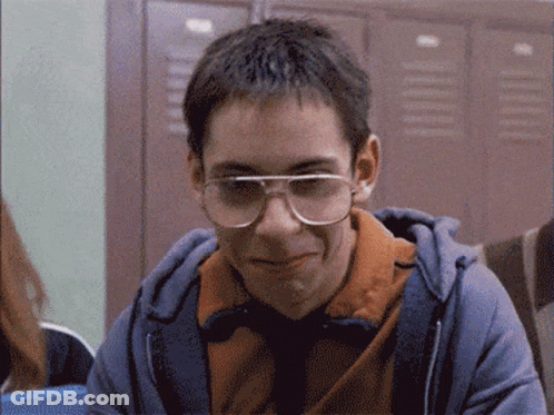 Young Man In Glasses And Blue Hoodie GIF