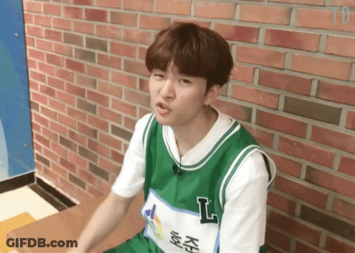 Young Man In Green And White Jersey With Letter L GIF
