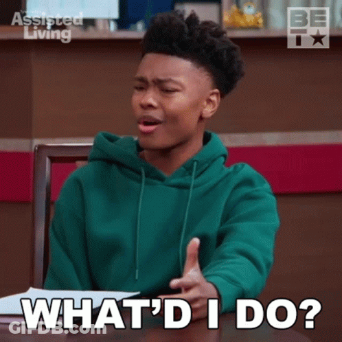 Young Man In Green Hoodie Saying What'd I Do GIF