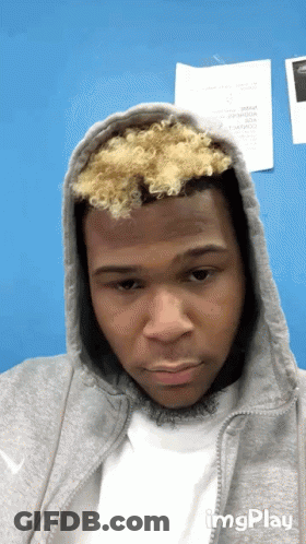 Young Man In Grey Hoodie And White Shirt GIF