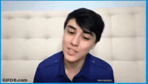 Young Man In Hayward Shirt On Bed GIF