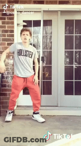 Young Man In Hollister Shirt GIF
