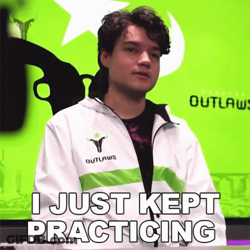 Young Man In Outlaws Jacket Says I Just Kept Practicing GIF