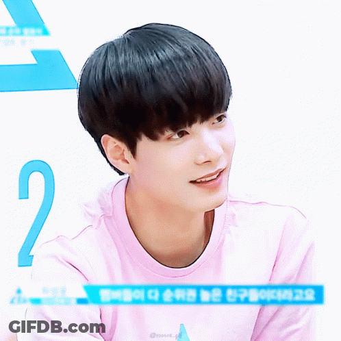Young Man In Pink Shirt Number 2 GIF