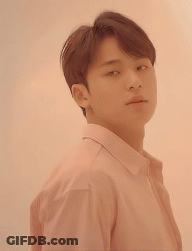 Young Man In Pink Striped Shirt GIF