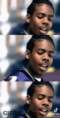 Young Man In Purple Shirt With Number 2 GIF