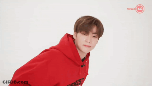 Young Man In Red Hoodie GIF