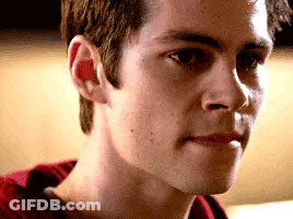 Young Man In Red Hoodie Close Up GIF
