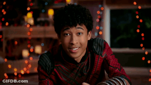 Young Man In Red Jacket Smiling Saying Dude GIF