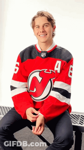 Young Man In Red Jersey Number 6 GIF