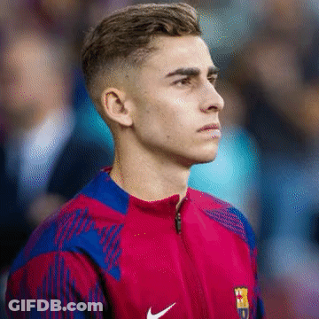 Young Man In Red Nike Jacket Looking Left GIF