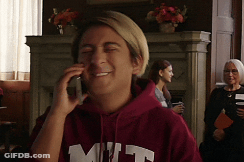 Young Man In Red Sweatshirt Saying Milt GIF