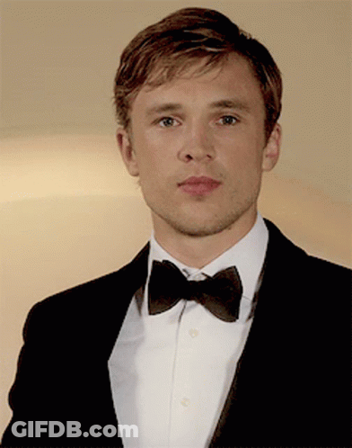 Young Man In Tuxedo And Bow Tie GIF