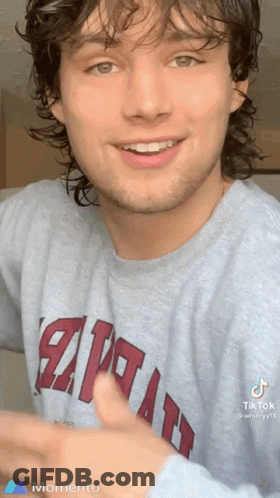 Young Man In UCSD Shirt Giving Thumbs Up GIF