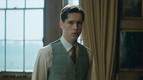 Young Man In Vest And Tie GIF