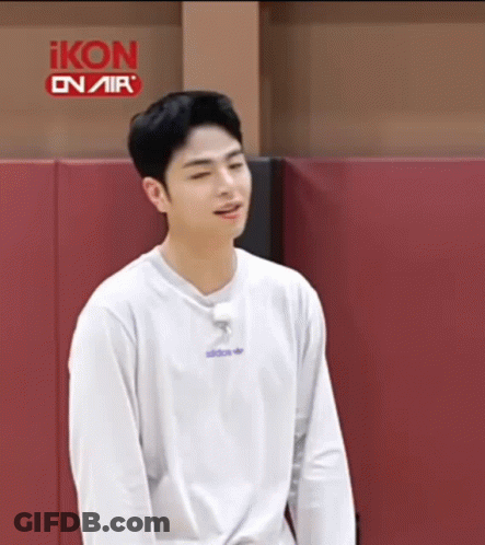 Young Man In White Adidas Shirt Ikon On Air GIF