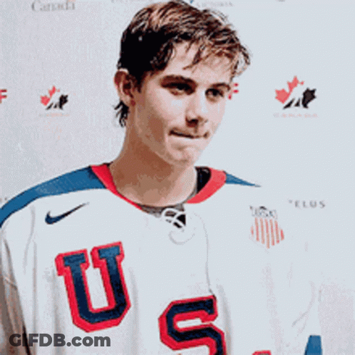 Young Man In White Nike Jersey With TS GIF